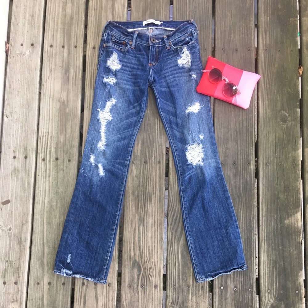 Abercrombie dark washed jeans